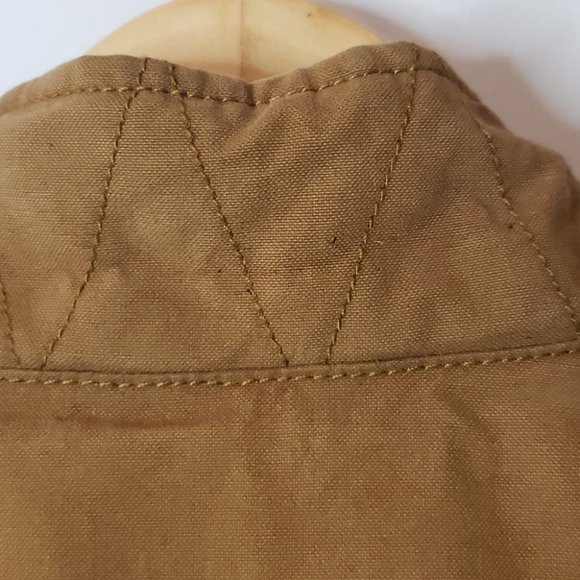 𝅺AMERICAN Eagle Outerwear  Men's XL Brown 100% Cotton Brown Sherpa - Picture 8 of 16